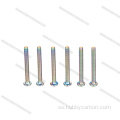 En stock tornillos de acero inoxidable anodizado de alta precisión